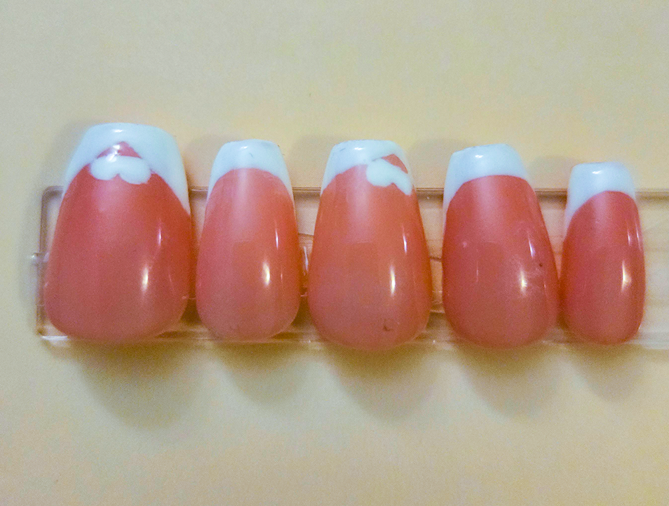 French Tip with bows